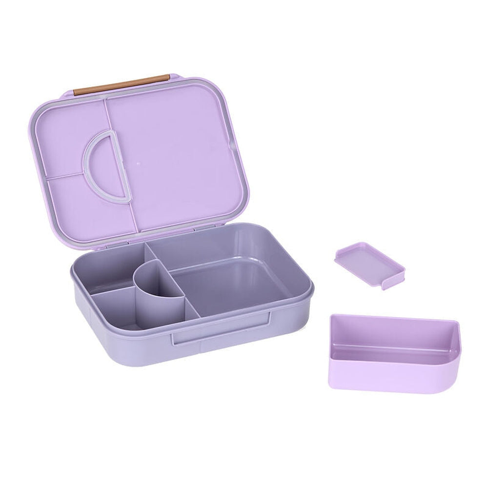 Lässig Lunchbox / Brooddoos Bento Little Gang - Heart Lilac