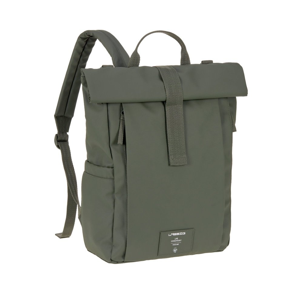 Rolltop-Up Rugzak Luiertas - Olive