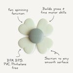 Mushie Spinner Met Zuignap - Klavertje Vier