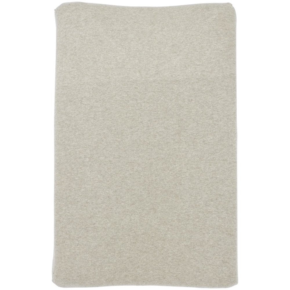 Aankleedkussenhoes 50x70cm - knit basic sand melange -