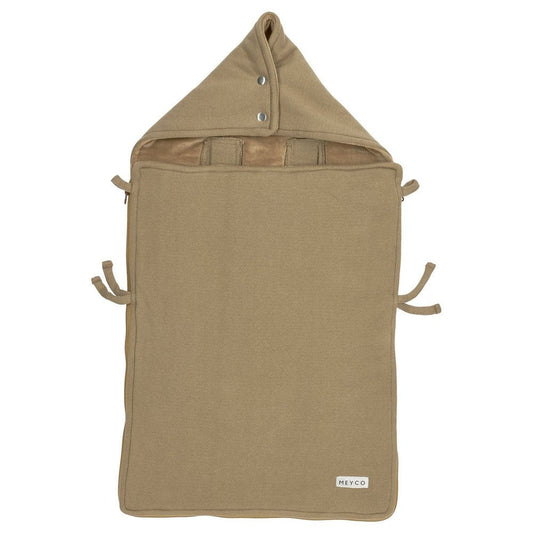 VOETENZAK TAUPE 40x82 cm VOOR AUTOSTOEL