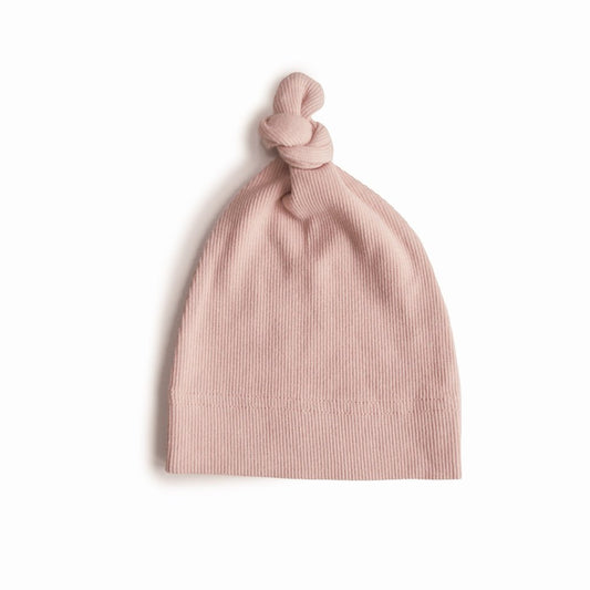 BEANIE - BLUSH UIT BIOKATOEN