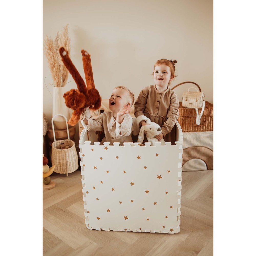 Play&Go Speeltapijt Puzzel - Eevaa 2In1 Puzzelmat/Opbergbox - Treehouse | Foam