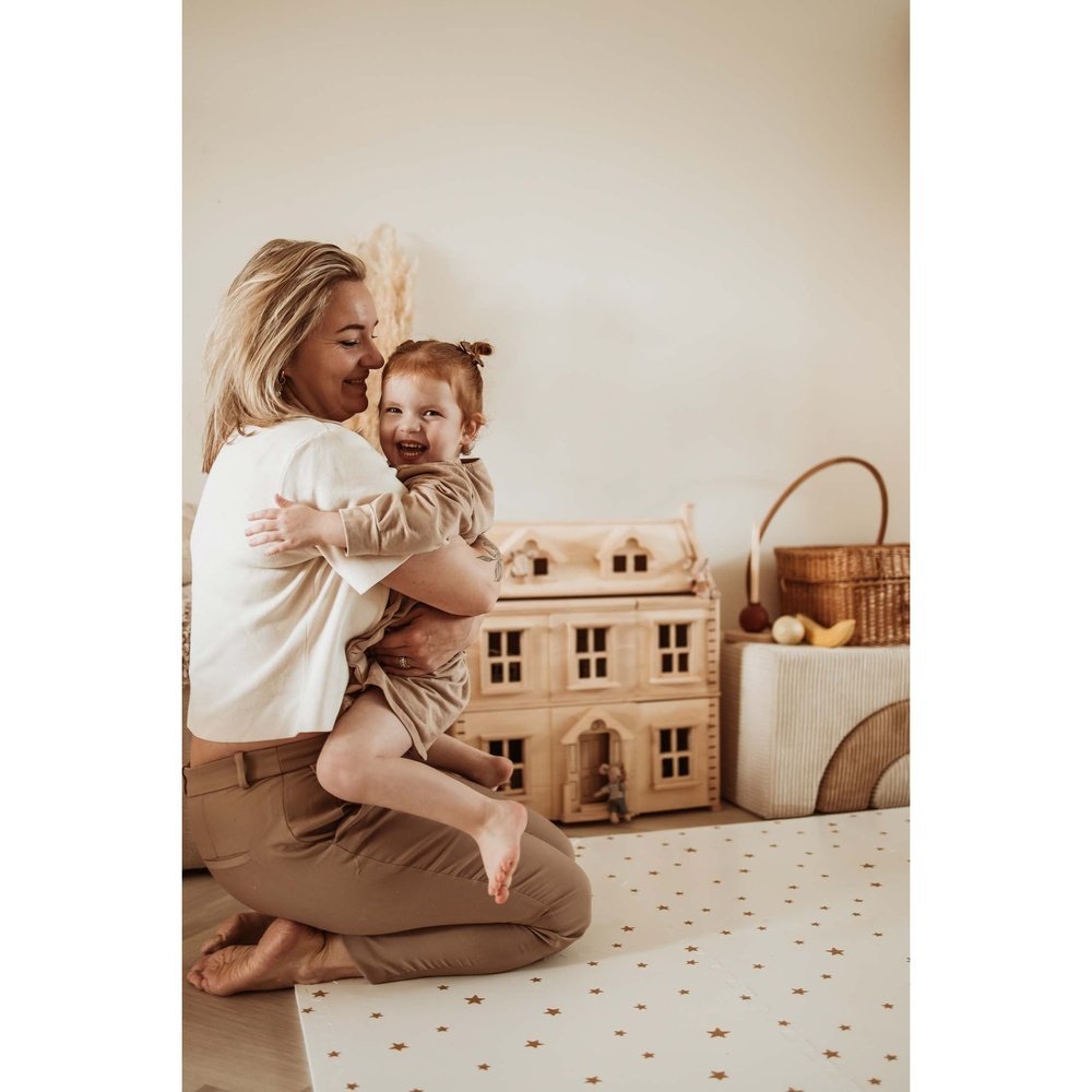 Play&Go Speeltapijt Puzzel - Eevaa 2In1 Puzzelmat/Opbergbox - Treehouse | Foam