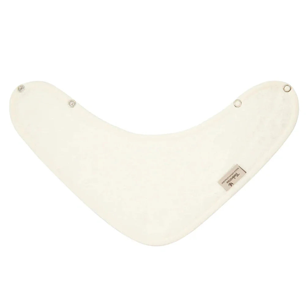 Timboo Bandana Slabbetje Dubbele Laag - Daisy White