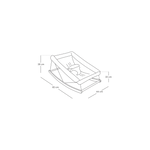 Wipstoeltje - Rocking Baby Bouncer - Lin Français Greige
