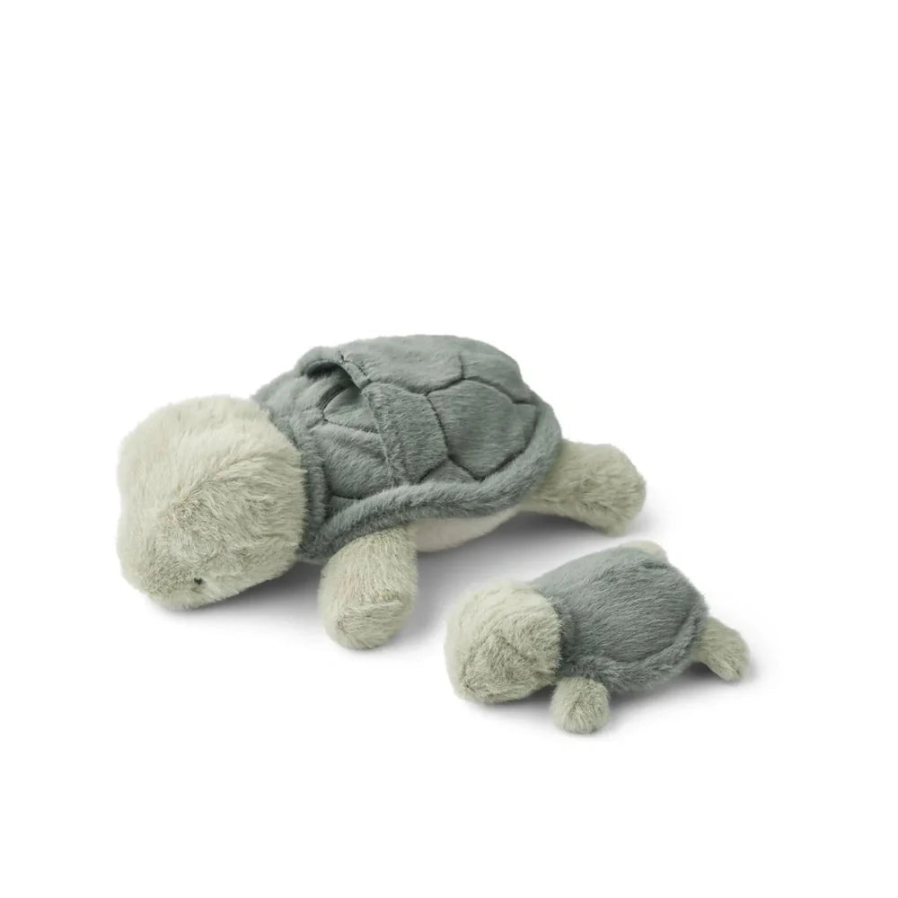 Liewood Berto & Baby Schildpad Teddy - Faune Green