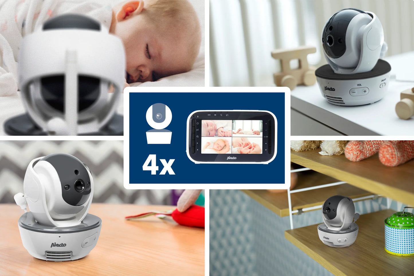 Alecto Camera DVM200C - Extra Camera Voor Babyfoon DVM200xl