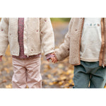 Little Dutch Cardigan - Sand Met Bloemetjes