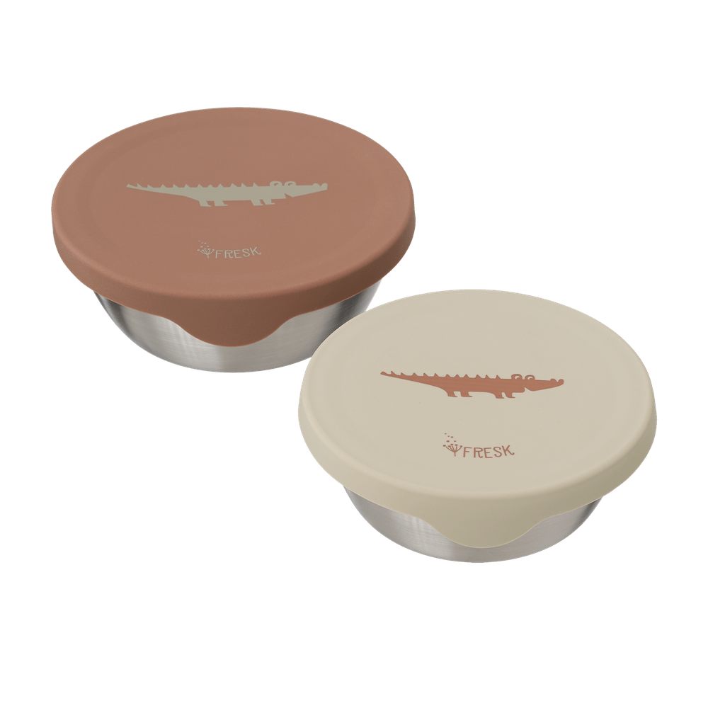 Fresk Roestvrije Snackbox 2st - Crocodile