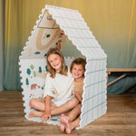 Play&Go Speeltapijt Puzzel - Eevaa 2In1 Puzzelmat/Opbergbox - Tiloo Hopscotch | Foam