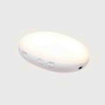 Moonie Knuffel - The Humming Seal Organic 2.0 - Sand Natur | Witte Ruis Zeehond Met Lichtje