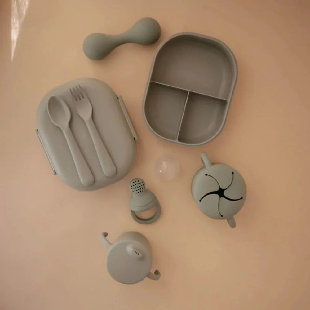 Mushie Lunchbox - Sage