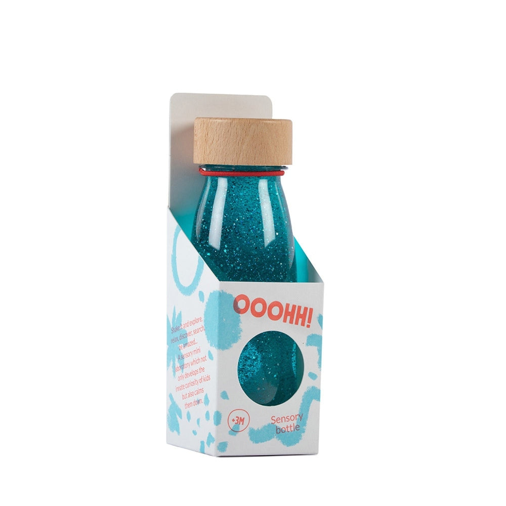 Petit Boum Sensorische Fles Float Turquoise