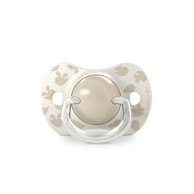 Suavinex Set van 2 Birdies SX Pro 6-18m Fopspenen - Beige