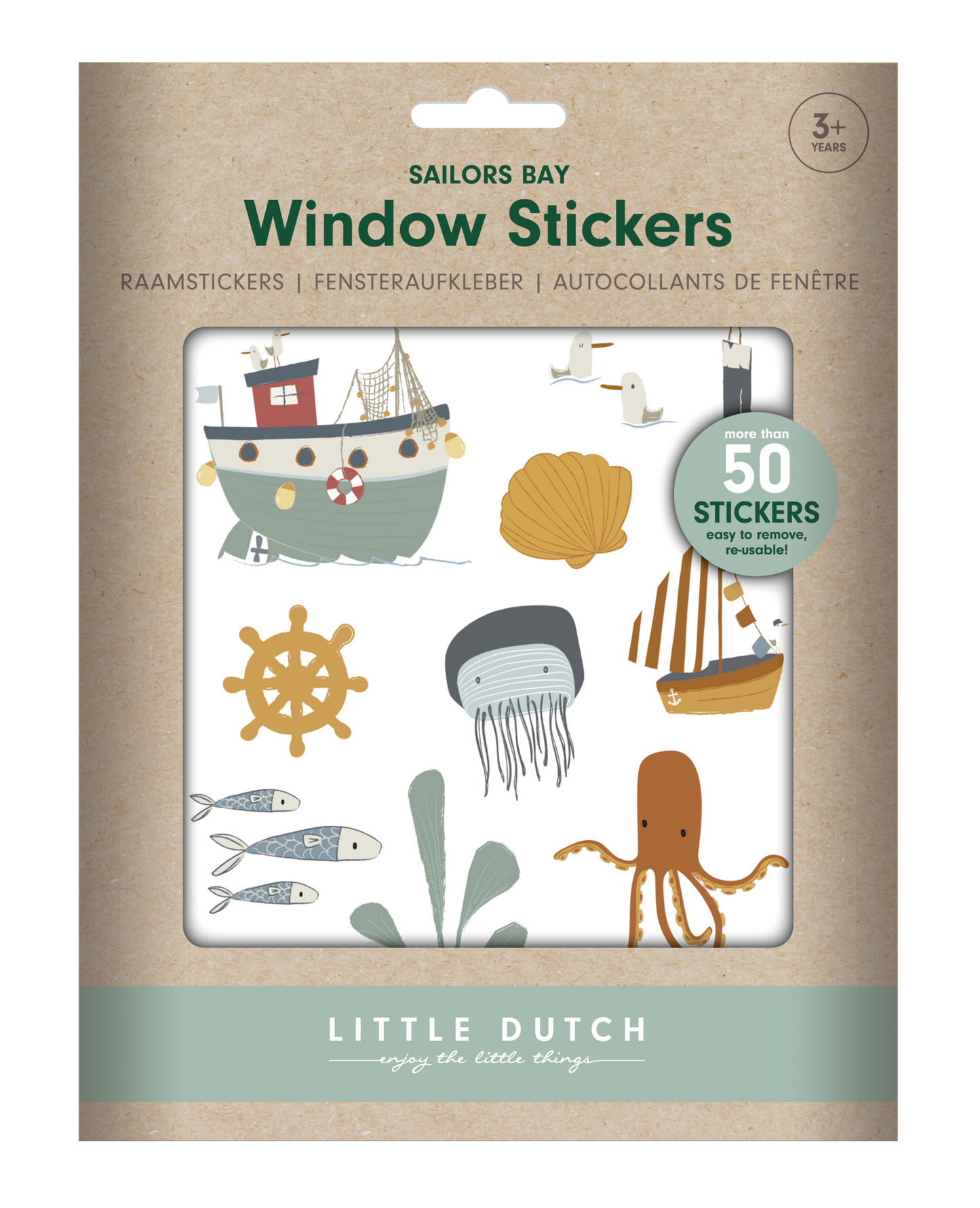 Little Dutch Raamstickers - Sailors Bay