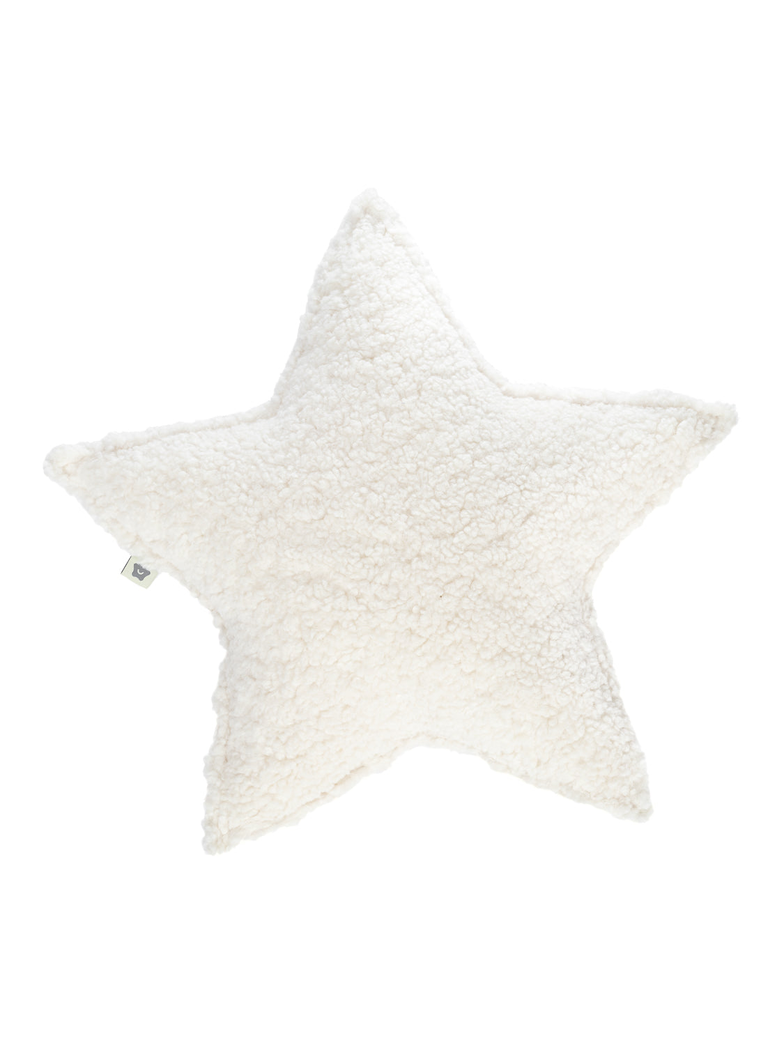 WigiWama Cream White Star Cushion