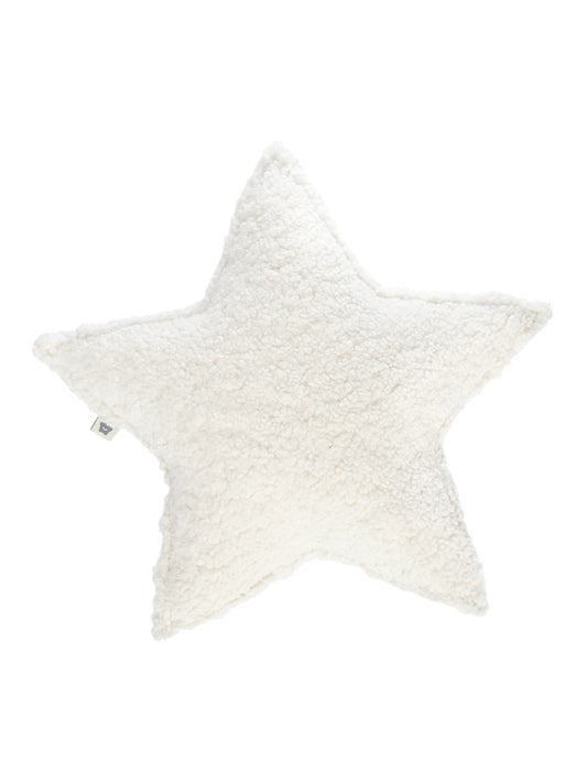 Coussin Etoile Blanc Crème