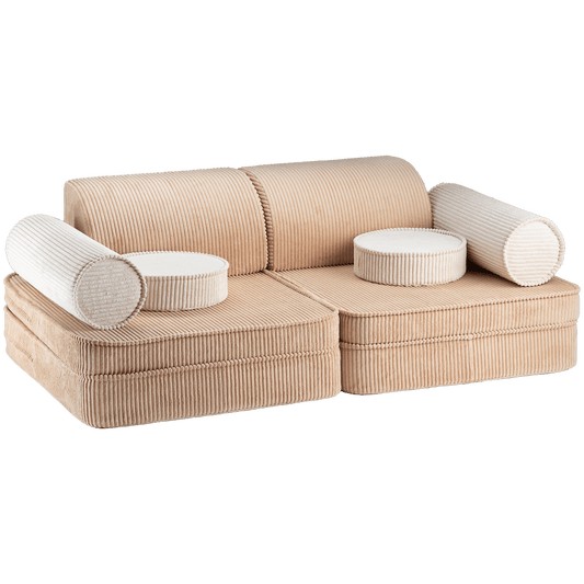 Zetel Set - Brown Sugar Settee