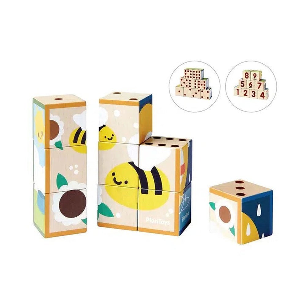 Plantoys Animal Puzzle Cubes