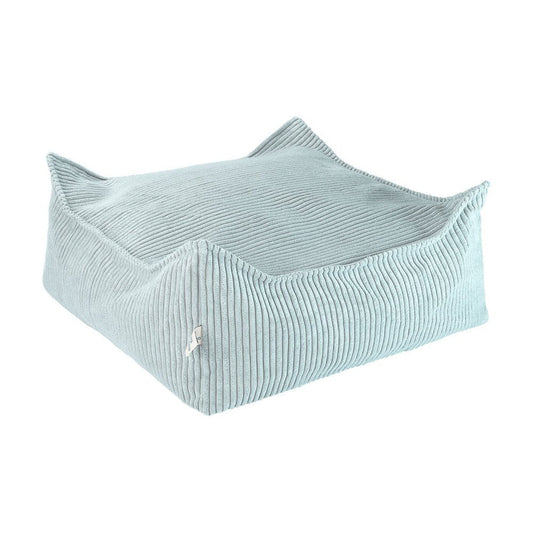 Peppermint Green Square Ottoman