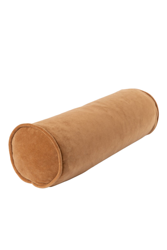 Coussin Rouleau Caramel